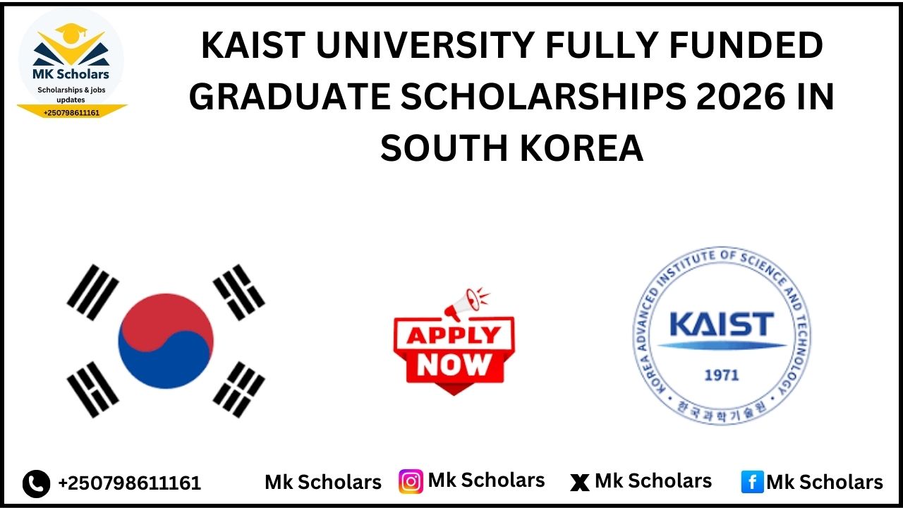 KAIST UNIVERSITY FULLY FUNDED GRADUATE SCHOLARSHIPS 2026 IN SOUTH KOREA